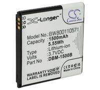 vhbw Batterie Remplacement pour Doro DBM-1500B pour téléphone Portable (1500mAh, 3,7V, Li-ION)