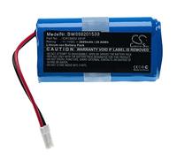 vhbw batterie remplacement pour Ecovacs ICR18650 3S1P (prise blanche) pour aspirateur Home Cleaner (2600mAh, 11,1V, Li-Ion)