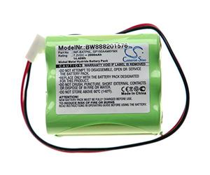 vhbw Batterie Remplacement pour ESP/Marmitek 11AAAH6YMX | GP150AAM6YMX, GP220AAM6YMX, INF-BATPNL pour système d'alarme (2000mAh, 7,2V, NiMH)