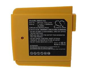 vhbw Batterie Remplacement pour Fluke BP7440, DTX-Lion pour Outil de Mesure (5200mAh, 7,4V, Li-ION)