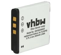 vhbw Batterie Remplacement pour Fujifilm NP-50, NP-50A pour Appareil Photo, Reflex numérique (650mAh, 3,6V, Li-ION)