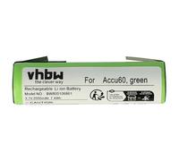 vhbw Batterie Remplacement pour Gardena Accu60 Li-ION, Accu 60 Li-ION, 8801 Lithiumenergy pour Outil électrique, aspirateur (2000 mAh, Li-ION, 3,6 V)