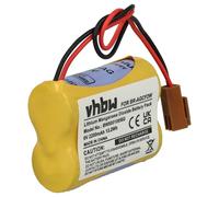 vhbw Batterie Remplacement pour Ge Fanuc BR-ACF2P, BR-AGCF2P, BR-AGCF2W pour PLC Contrôleur Logique Programmable (2200mAh, 6V, Li-MnO2)