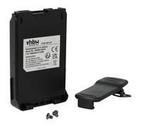 vhbw Batterie Remplacement pour Icom BP-227, BP227 pour Radio Talkie-walkie (1800mAh, 7,4V, Li-ION) - avec Clip de Ceinture