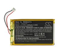vhbw Batterie remplacement pour Infant Optics SP554478 pour moniteur bébé, babyphone (2400mAh, 3,7V, Li-polymère)
