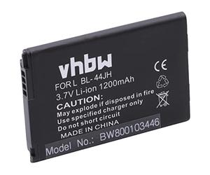 vhbw Batterie Remplacement pour LG EAC61878801 AAC, EAC61878801, EAC61839006, EAC61839001, BL-44JH pour téléphone Portable (1200mAh, 3,7V, Li-ION)