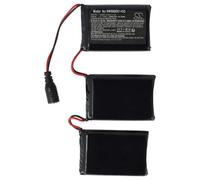 vhbw Batterie remplacement pour Macna K-BAT-12VOLT-3.0A pour gants chauffants pour moto (3000mAh, 11,1V, Li-polymère)