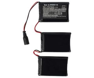 vhbw Batterie Remplacement pour Macna K-BAT-12VOLT-3.0A pour Gants Chauffants pour Moto (3000mAh, 11,1V, Li-polymère)