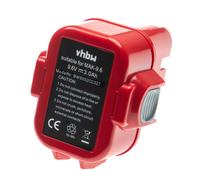 vhbw Batterie remplacement pour Makita 192595-8, 192596-6, 192638-6, 192697-A, 193058-7, 193099-3 pour outil électrique (3000mAh NiMH 9,6V)