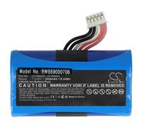 vhbw Batterie Remplacement pour Newland LD18650A pour Scanner de Code-Barre POS (2600mAh, 7,4V, Li-ION)