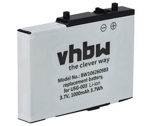 vhbw Batterie Remplacement pour Nintendo USG-001, USG-003 pour Console de Jeux (900mAh, 3,7V, Li-ION)