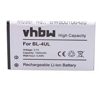 vhbw Batterie Remplacement pour Nokia BL-4UL, BL-4WL pour téléphone Portable (1200mAh, 3,7V, Li-ION)