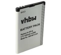 vhbw Batterie Remplacement pour Nokia BP-4L pour téléphone Portable (1000mAh, 3,7V, Li-ION)