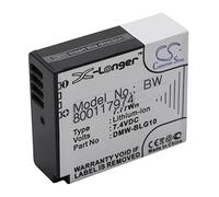 vhbw Batterie Remplacement pour Panasonic DMW-BLE9, DMW-BLE9E, DMW-BLG10, DMW-BLG10E pour Appareil Photo Reflex (1050mAh, 7,4V, Li-ION)