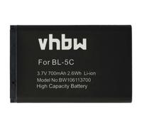 vhbw Batterie remplacement pour Philips 996510033692, 996510050728 pour moniteur bébé, babyphone (700mAh, 3,7V, Li-ion)
