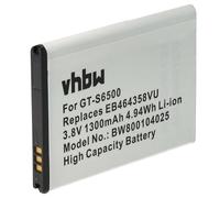 vhbw Batterie Remplacement pour Samsung EB464358VU, EB464358VUBSTD pour téléphone Portable (1300mAh, 3,7V, Li-ION)