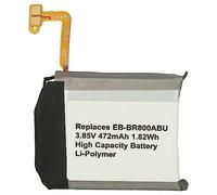 vhbw Batterie Remplacement pour Samsung GH43-04855A pour smartwatch Montre connectée Bracelet Fitness (472mAh, 3,85V, Li-polymère) + Outils