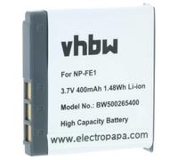 vhbw Batterie Remplacement pour Sony NP-FE1 | pour appareil photo (370mAh, 3,6V, Li-ion)