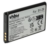 vhbw Batterie Remplacement pour Swissvoice C0487, 20405928, SV20405855, SV-29, 043048 pour téléphone Fixe sans Fil (900mAh, 3,7V, Li-ION)