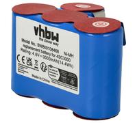 vhbw Batterie remplacement pour Vileda 4SC3000 pour robot électroménager (3000mAh, 4,8V, NiMH)