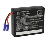 vhbw Batterie Remplacement pour Yuneec ST16F, 58-000160, YP-3A, ST16 pour télécommande Manette de Drone (8700mAh, 3,7V, Li-ION)