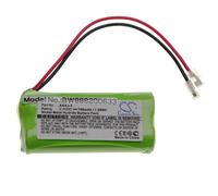 vhbw Batterie Universel (700mAh, 2.4V, NiMH) 2x Cellules Type AAA, HR03, Micro