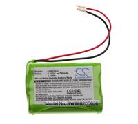 vhbw Batterie Universel (700mAh, 3.6V, NiMH) 3x Cellules Type AAA, HR03, Micro