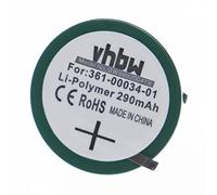 vhbw BatteriePiles Plates Compatible avec Garmin Forerunner 405CX, 410, 405 smartwatch Montre connectée Bracelet Fitness (290mAh, 3,7V, Li-polymère)