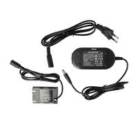 vhbw Bloc d'alimentation, Chargeur Adaptateur Compatible avec Canon EOS 7D, 7D Mark II, 90D, R, R5, R6, Ra Appareil Photo, caméra vidéo - Câble 2m