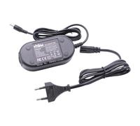 vhbw Bloc d'alimentation, chargeur adaptateur compatible avec Panasonic SDR-H86EB, SDR-H86PR, SDR-H86PU appareil photo, caméra vidéo - Câble 2m