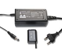 vhbw Bloc d'alimentation, chargeur adaptateur compatible avec Sony Alpha 7, 7 II, 7R, 7R II, 7s appareil photo, caméra vidéo - Câble 2m, coupleur DC