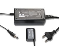 vhbw Bloc d'alimentation, chargeur adaptateur compatible avec Sony Alpha ILCE-6300, ILCE-7RM2 appareil photo, caméra vidéo - Câble 2m, coupleur DC