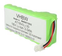 vhbw Li-Ion batterie 3000mAh 18V pour tondeuse à gazon robot tondeuse Husqvarna Automower 320, 330x - nécessite 2 batteri, 420, 430X, 440, 450X