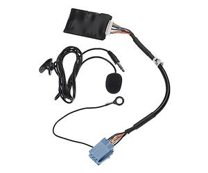 vhbw Bluetooth Adaptateur autoradio Compatible avec Seat Leon | 2000-2005 Beta, Aura, Alana, Aura CD - micro inclus, câble jack + clip