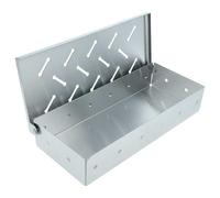 vhbw Boîte de Fumage Remplacement pour Weber 7576 pour Barbecue au gaz, Grill - Acier INOX casier 22,8 x 9,7 x 4,4 cm