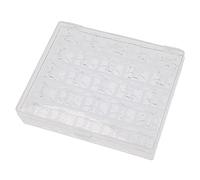 vhbw Boîte de Rangement Compatible avec Babylock Ellageo BLL, BL8800, BL722 canettes de Machine à Coudre - Inclus canettes en Plastique