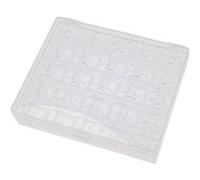 vhbw Boîte de rangement universelle pour canettes de machine à coudre par ex. compatible avec Brother, Singer, etc... - inclus canettes en plastique G