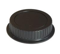 vhbw Bouchon arrière d'objectif compatible avec Canon EOS 1000D, 1100D, 1D, 20D, 30D, 350D, 400D, 40D, 450D, 500D appareil photo - plastique, noir