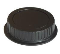 vhbw Bouchon arrière d'objectif compatible avec Canon EOS Kiss Digital N, X appareil photo - plastique, noir