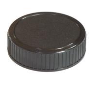 vhbw Bouchon arrière d'objectif compatible avec Nikon D100, D200, D300, D3000, D300s, D3100, D3200, D40, D40x, D50 appareil photo - plastique, noir