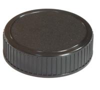 vhbw Bouchon arrière d'objectif compatible avec Nikon D100, D200, D300, D3000, D300s, D3100, D3200, D40, D40x, D50 appareil photo - plastique, noir