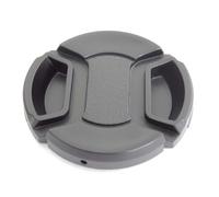 vhbw Bouchon d'objectif 43 mm compatible avec Zeiss Planar T* 2/50 ZM appareil photo - plastique noir, poignée interne