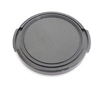 vhbw Bouchon d'objectif 49 mm Compatible avec Sony E 24 mm F1.8 Carl Zeiss Vario-Sonnar T* Appareil Photo - Plastique Noir + Ouverture latérale