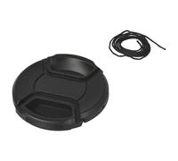 vhbw couvercle objectif noir 62mm poignée Snap On pour Fuji / Fujifilm XF 23 mm F1.4 R, XF 55-200 mm F3.5-4.8 R LM OIS, XF 56 mm 1,2 R APD.