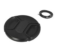 vhbw Bouchon d'objectif 77 mm Compatible avec Tokina at-X 11-16 mm 2.8 Pro DX II Appareil Photo - Plastique Noir, poignée Interne