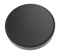 vhbw Bouchon d'objectif 85 mm compatible avec O.D. Matte Box Step Up Ring 85mm appareil photo - flanelle / aluminium (anodisé), noir-mat