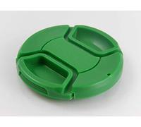 vhbw Bouchon d'objectif Universel 52 mm pour Appareil Photo, Reflex numérique - Plastique, Vert, avec Ouverture intérieure