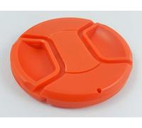 vhbw Bouchon d'objectif Universel 67 mm pour Appareil Photo, Reflex numérique - Plastique, Rouge, avec Ouverture intérieure