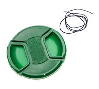 vhbw Bouchon d'objectif Universel 72 mm pour Appareil Photo, Reflex numérique - Plastique, Vert, avec Ouverture intérieure