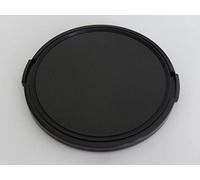 vhbw Bouchon d'objectif Universel 82 mm pour Appareil Photo - Plastique Noir + Ouverture latérale